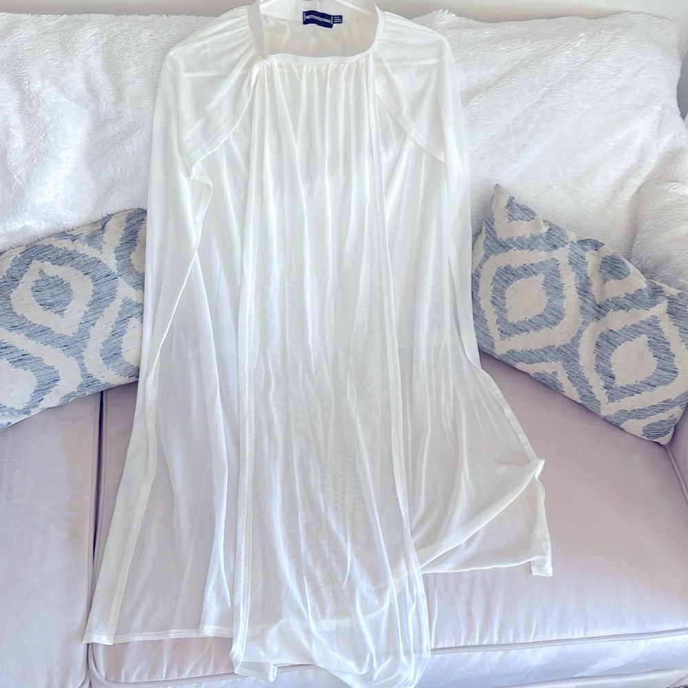 Pretty Little Thing sheer cover up skirt